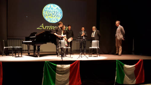 I nostri artisti premiati dal sindaco di Cassano d'Adda e dal presidente di AMICA Musica