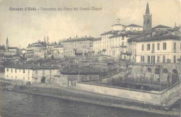 Cassano d'Adda - Panorama dal Ponte del Canale Muzza