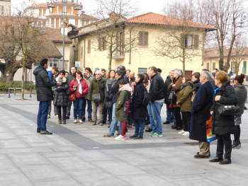 I partecipanti della visita al castello dell'11 febbraio 2018